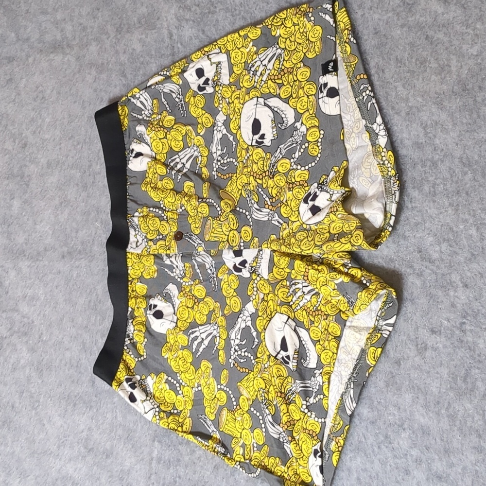 Me Undies Skull button Boxer men size Medium NWOT